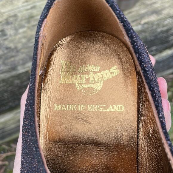 Dr Martens 1461 England Black Bronze Oxfords Women’s 8 US / 6 UK - Picture 8 of 13